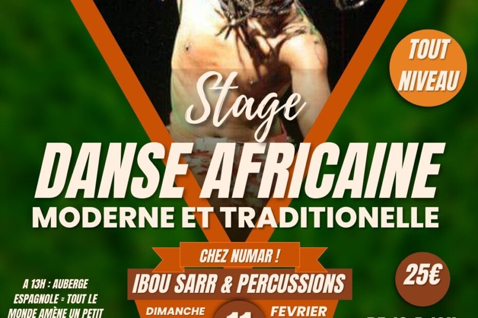 Un stage de danse africaine moderne et traditionnelle 1