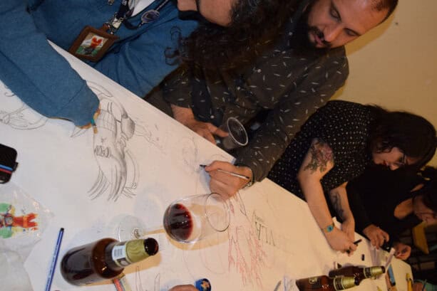 Drink & Draw Art Event & Raffle 1