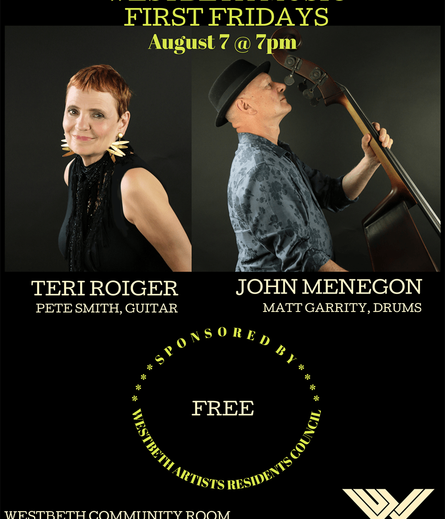 Teri Roiger and John Menegon First Friday Live Music 1