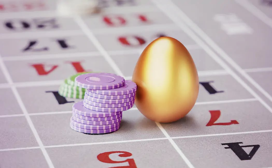Jeu spécial Pâques Combien de tickets dans l’œuf géant ? 1