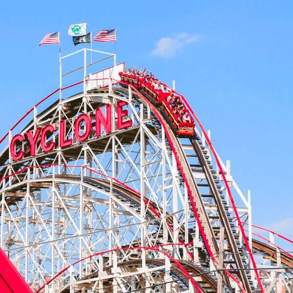 The Cyclone Roller Coaster at Luna Park in Coney Island 1