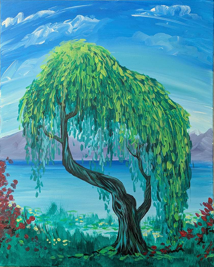 Weeping Willow by the Lake 1