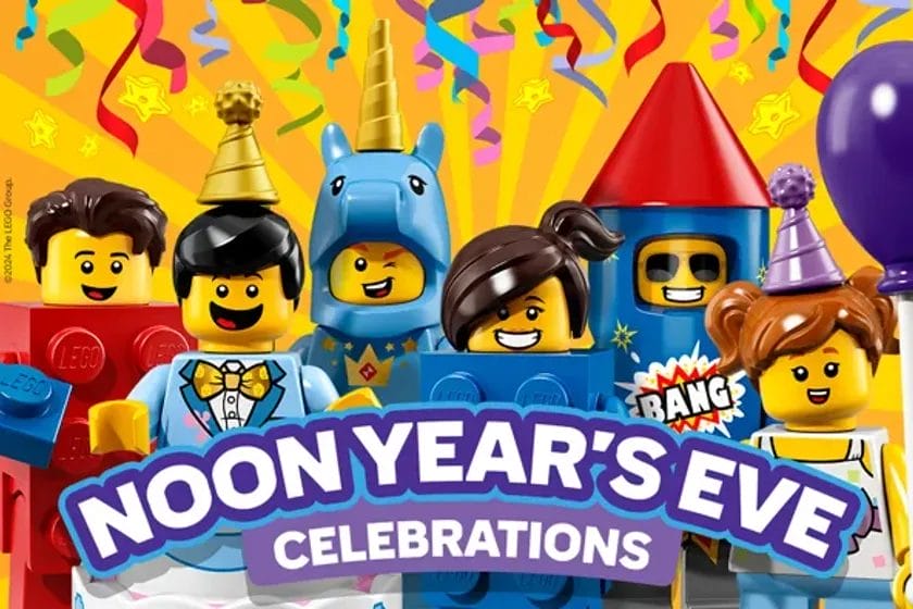 Legoland Noon Year's Eve Celebration 1