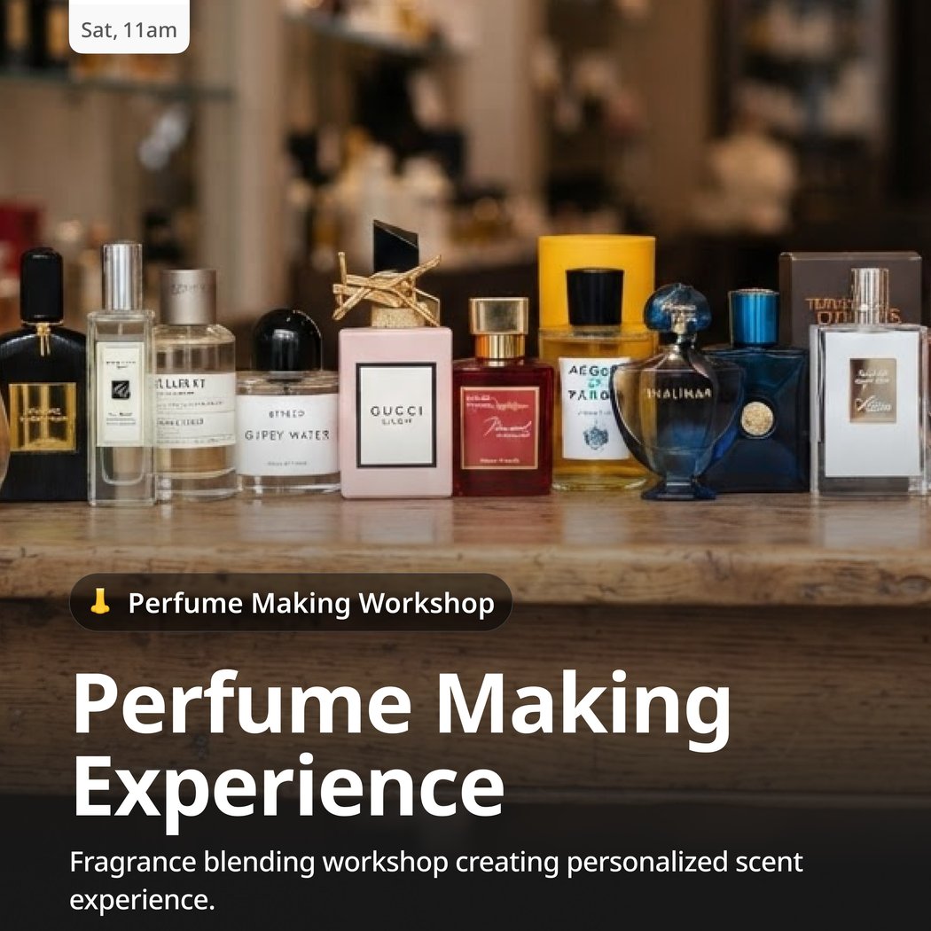 Perfume Making Experience 1