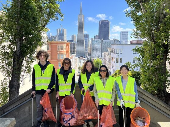 Filbert Steps Cleanup 1