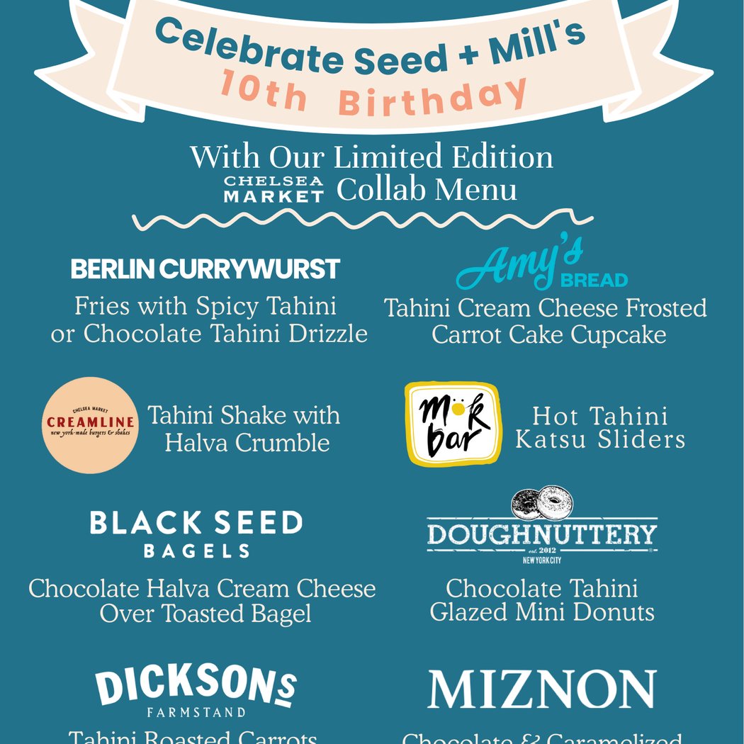 Celebrate Seed + Mill's 10th Birthday 1