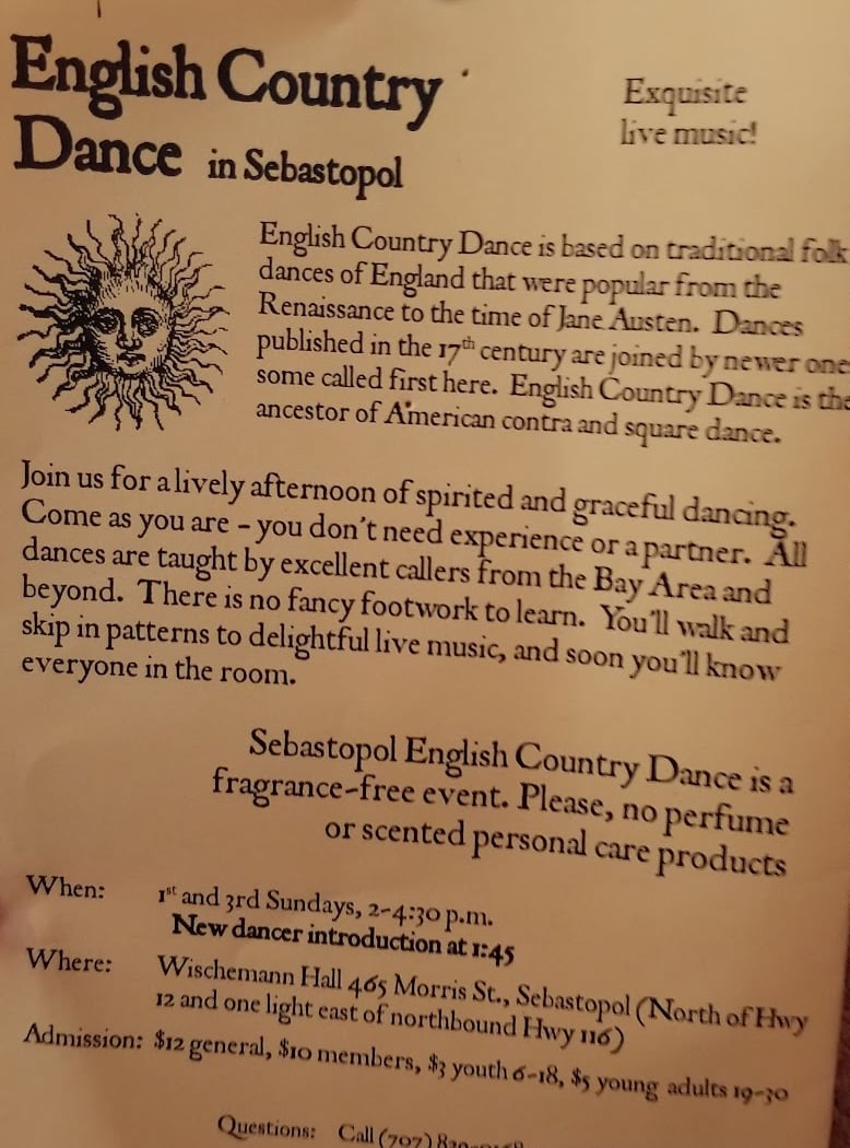 Sebastopol English Country Dance 1