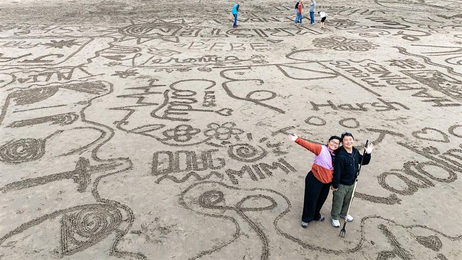 Free Community Art Making on the Beach - Let's Make Monumental Art Together! 1