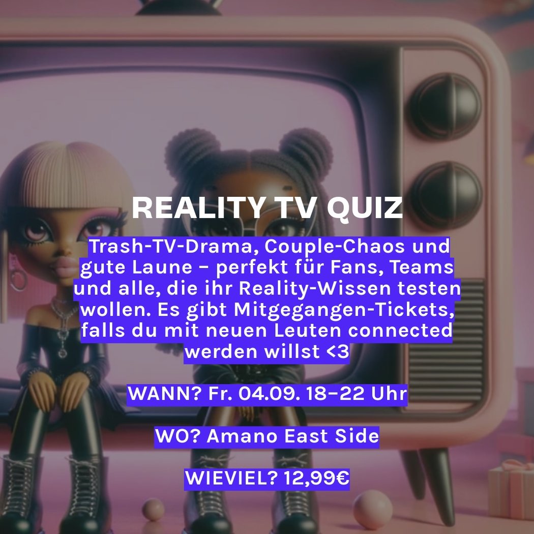 REALITY TV QUIZ 1