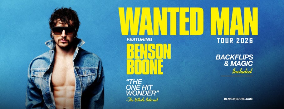 Benson Boone: WANTED MAN TOUR 2026
