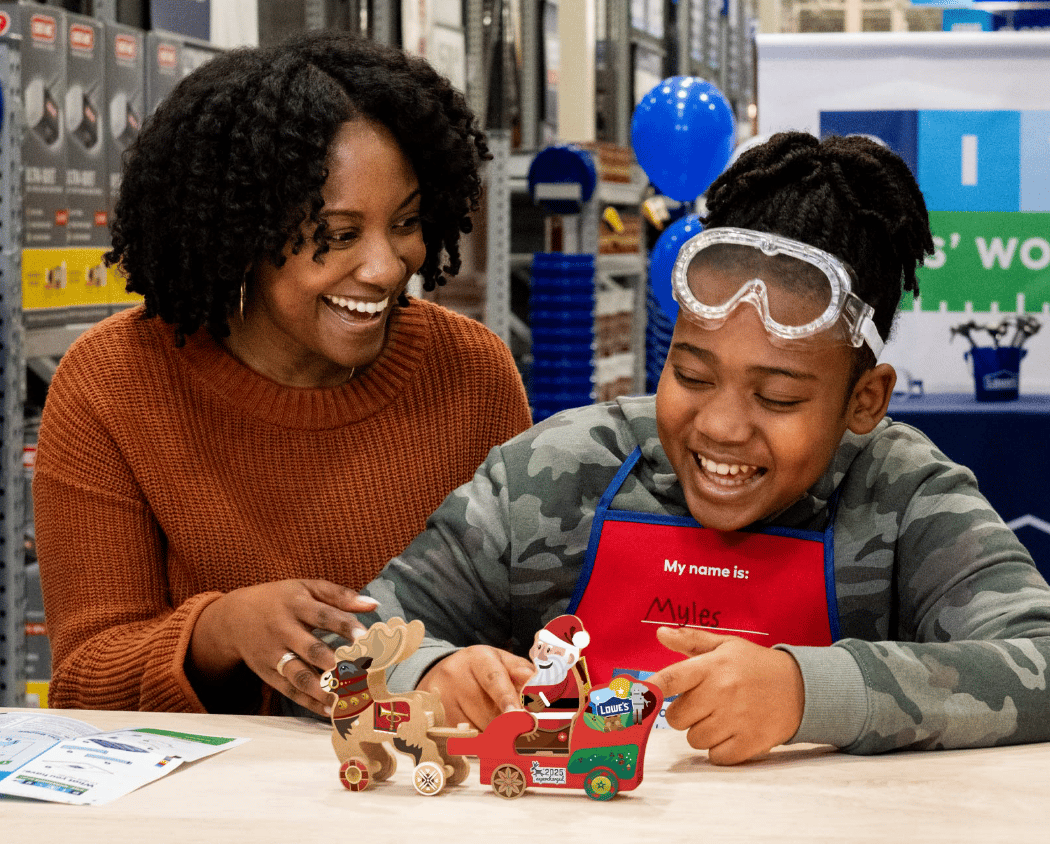 Kid's Sleigh Ride Toy Workshop 1