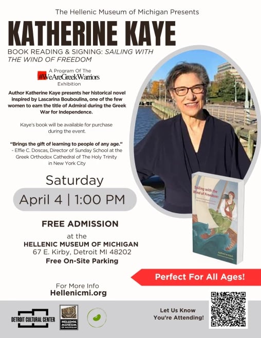 Katherine Kaye Book Reading & Signing: Sailing With The Wind Of Freedom 1