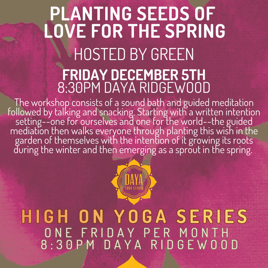 Seed Sound: Planting Seeds of Love for the Spring 1