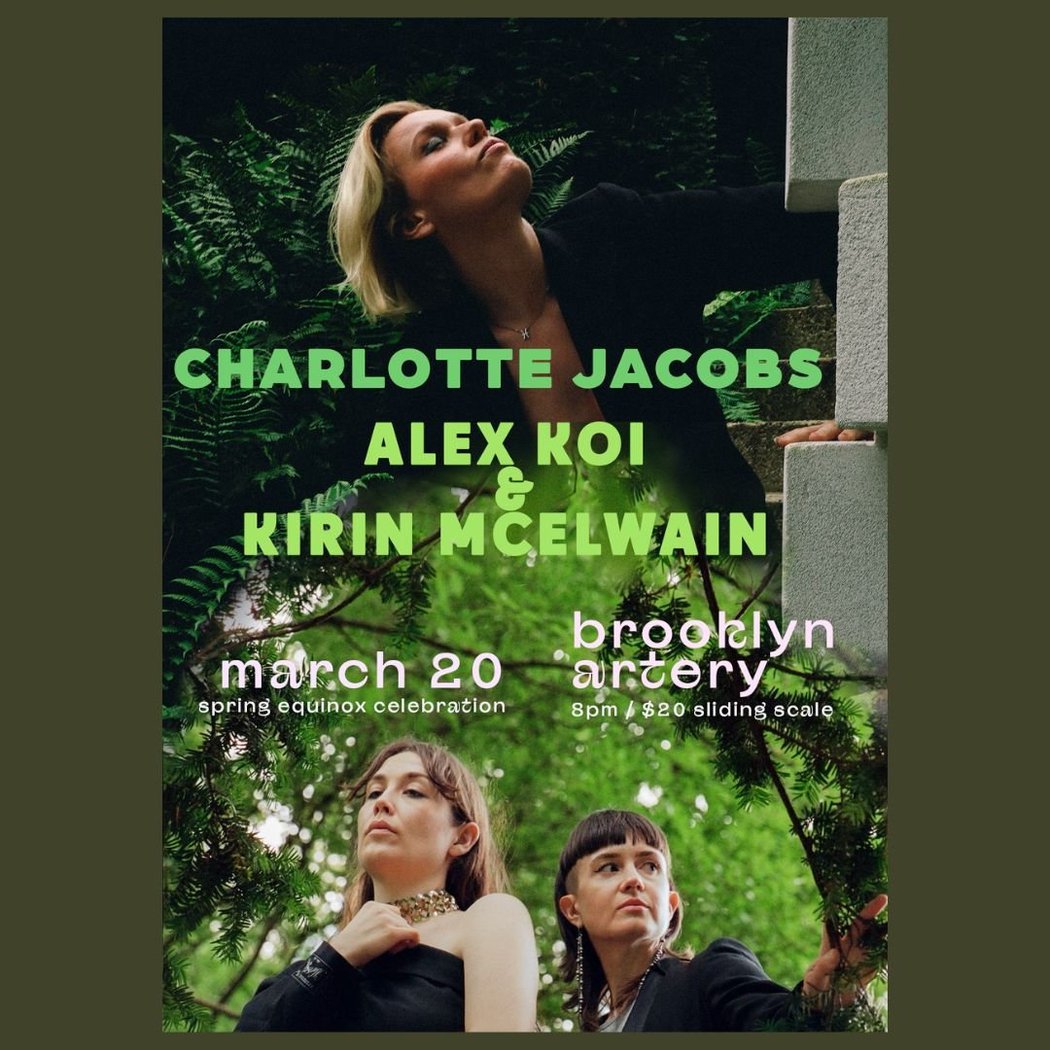 Live Music: Charlotte Jacobs & Duo Alex Koi & Kirin McElwain 1