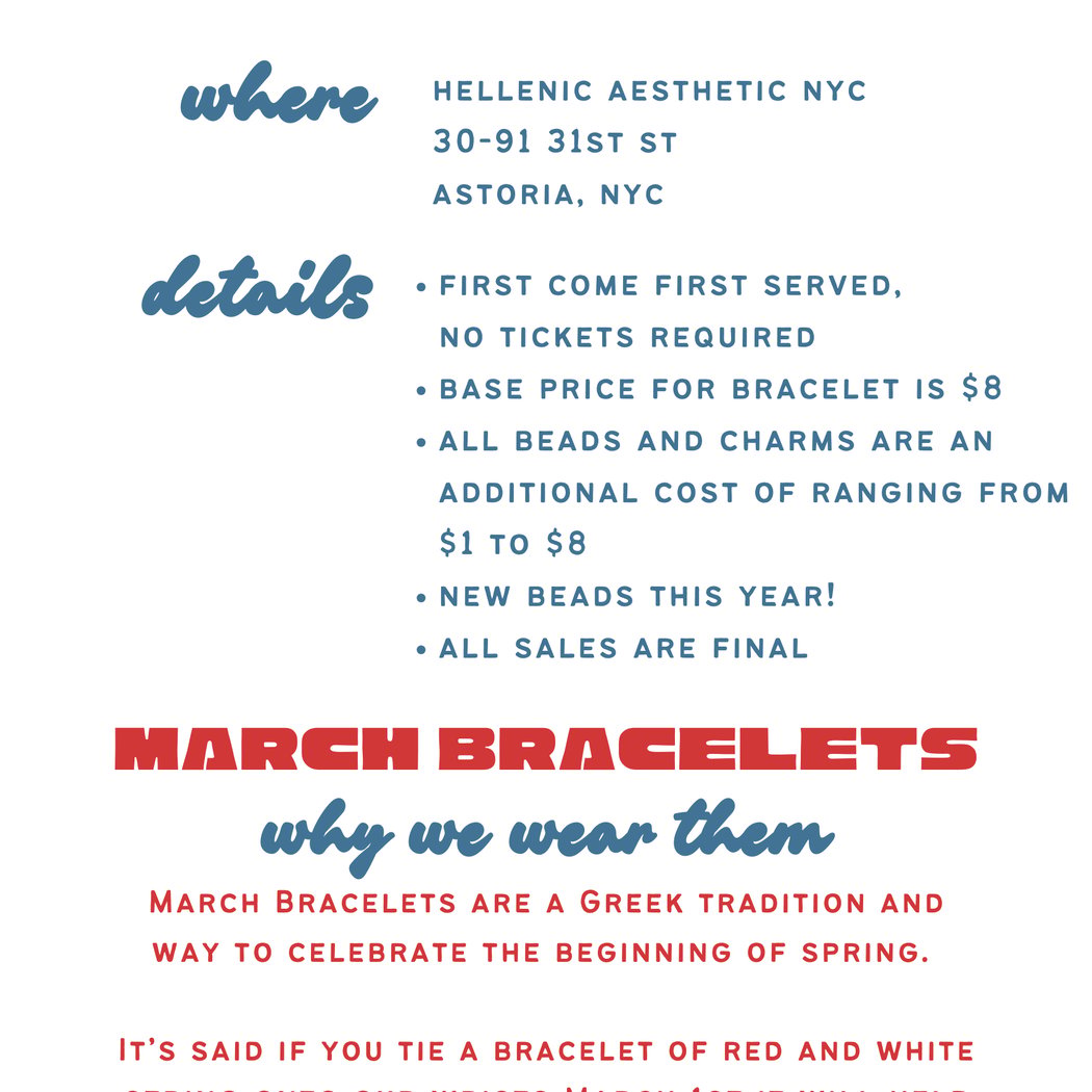 March Bracelet Making Party 1
