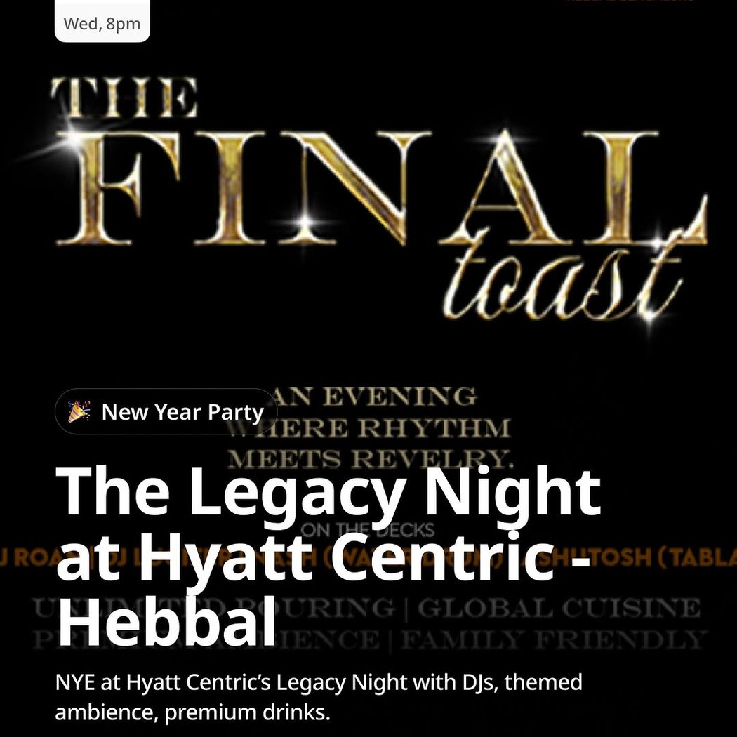 The Legacy Night – NYE 2026 1