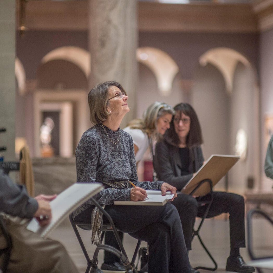 Sketching in the Galleries 1