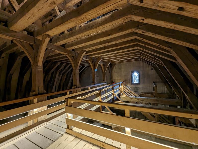Les combles de la sainte chapelle 1