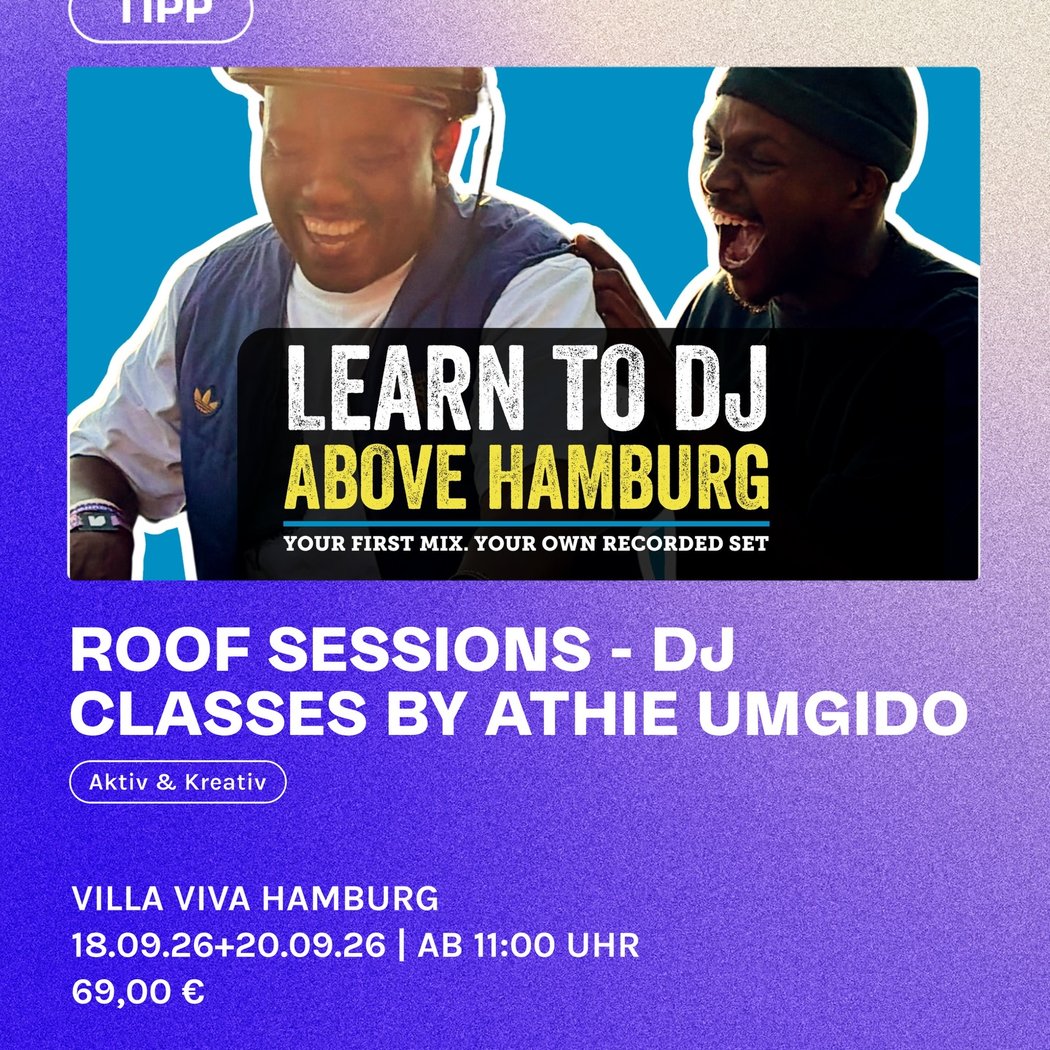 ROOF SESSIONS – DJ CLASSES BY ATHIE UMGIDO