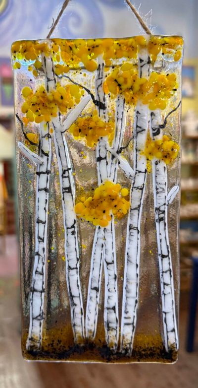 Glass Fusing Workshop "Fall Trees" Sept. 19, 11:30-1 pm