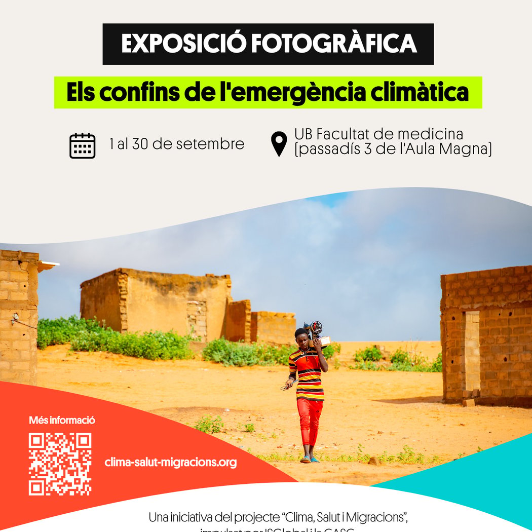 Exposició de fotos "Els confins de l’emergència climàtica". Mirades davant del canvi climàtic