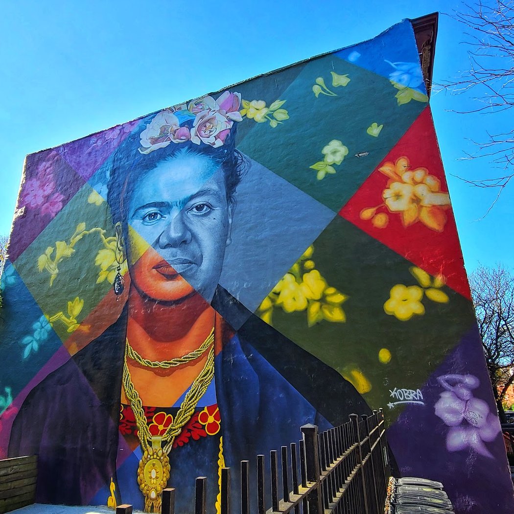 Kobra's Frida Kahlo Mural 2