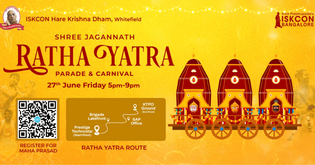 Whitefield Jagannath Ratha Yatra Parade and Carnival