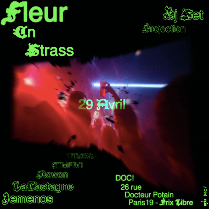 Fleur en strass 1