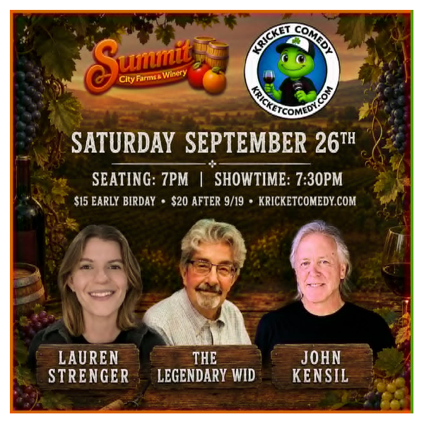 Kricket Comedy at Summit City Farms & Winery
