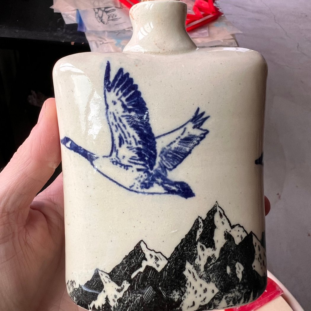 One-day Screen Printing on Clay Workshop with Lucy Alexander 1