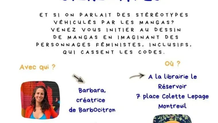Atelier dessin MANGA en tous genres 1