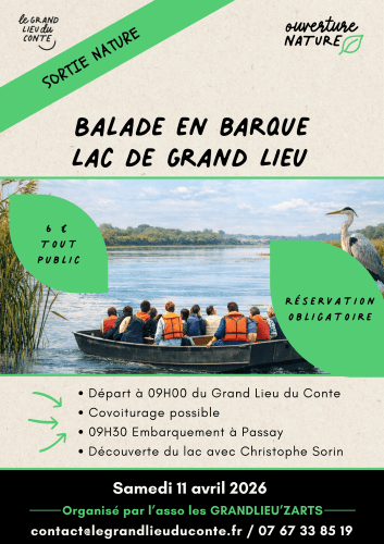 Sortie en barque sur le lac de Grand Lieu 1