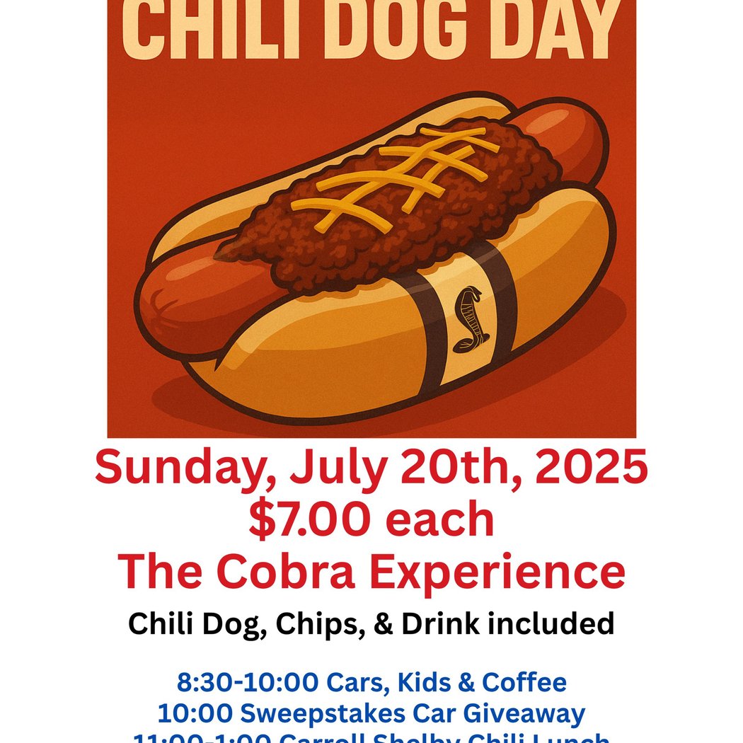 Carroll Shelby Chili Dog Day 1