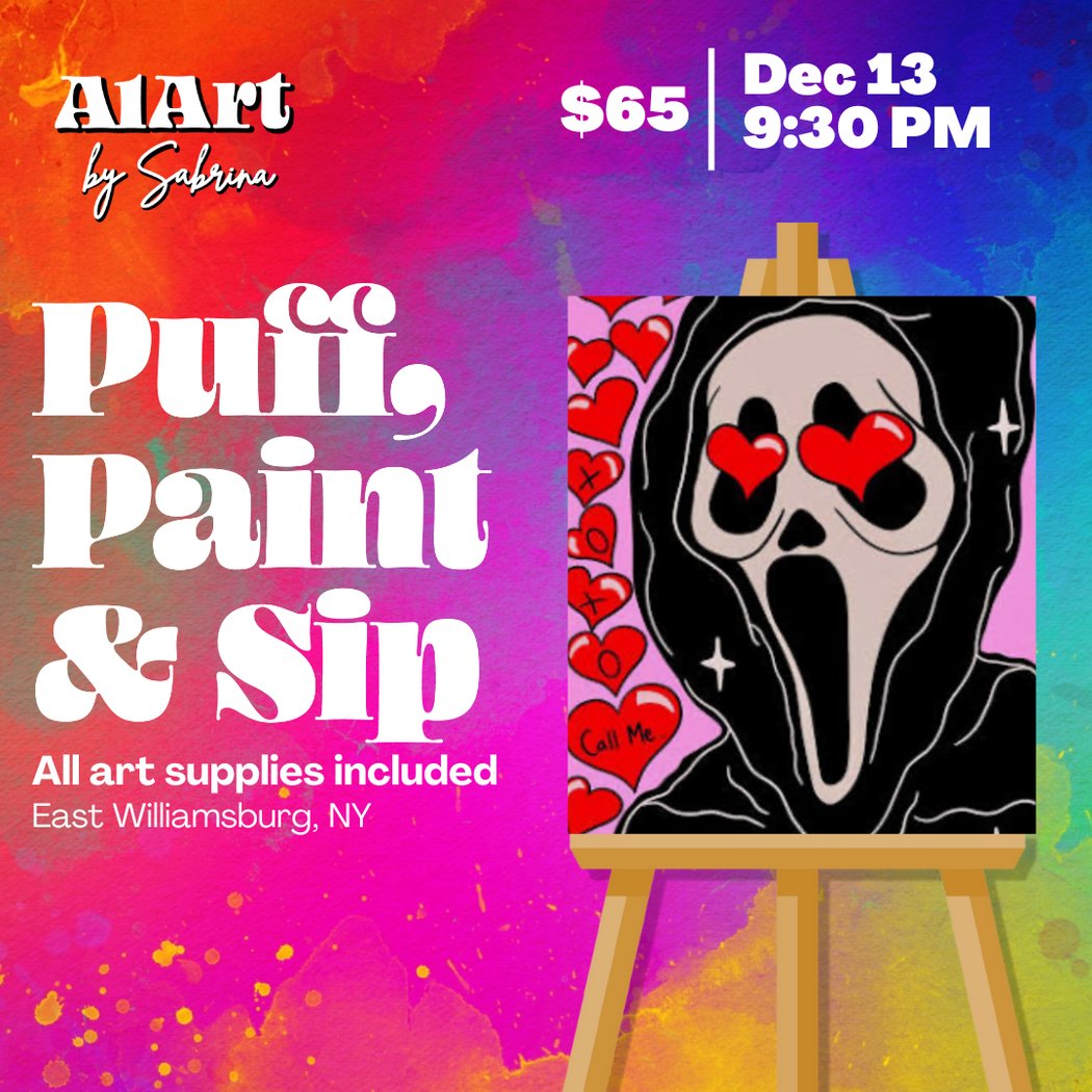 Puff, Paint and Sip Art Studio 1