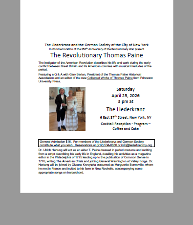 The Revolutionary Thomas Paine 1