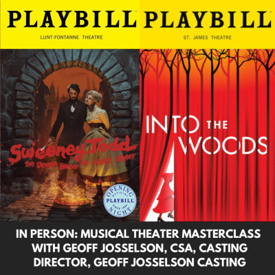 MUSICAL THEATER Masterclass with Geoff Josselson 1