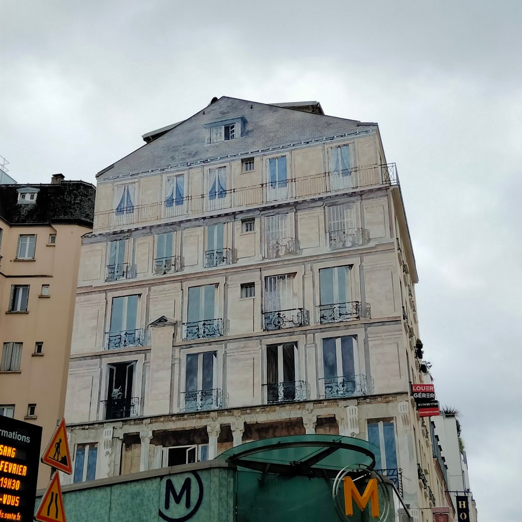 Les voisines - Trompe l'oeil 2