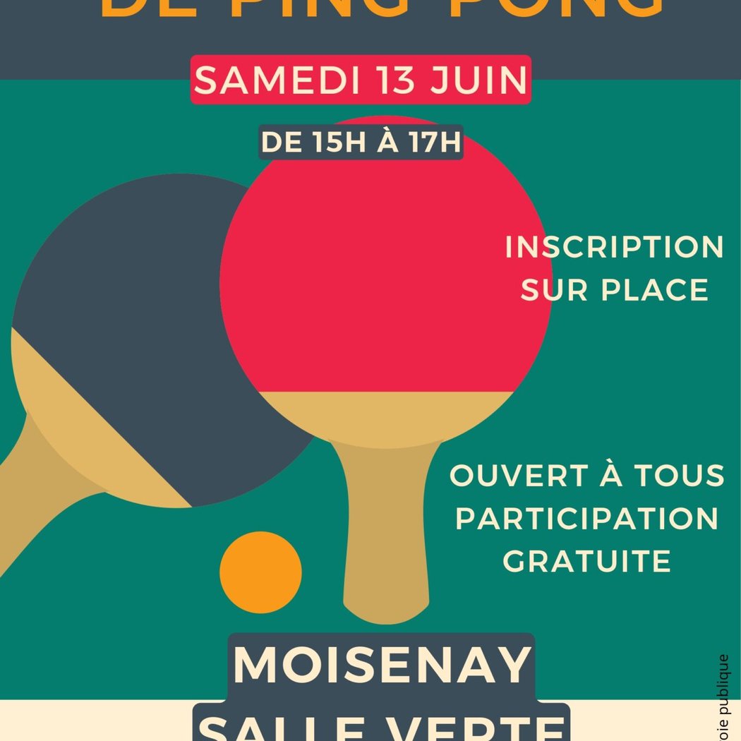 Tournoi de Ping-Pong 1