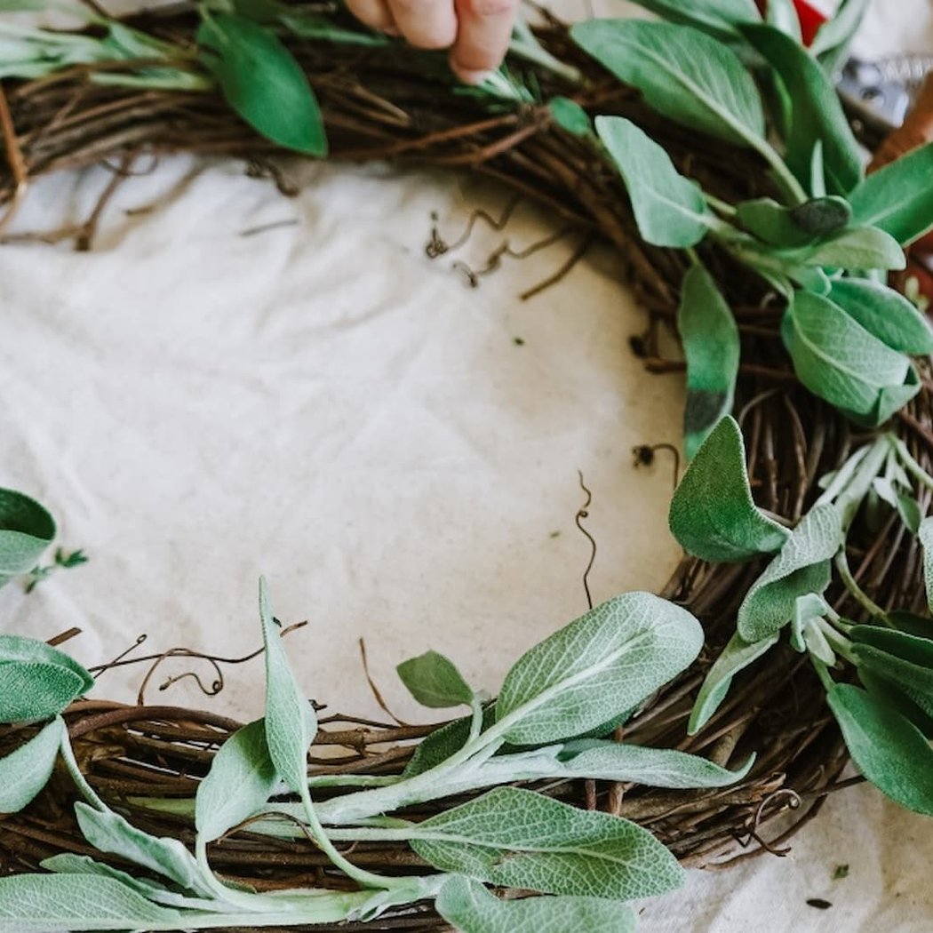 Sip & Decorate, A Holiday Wreath Event 1