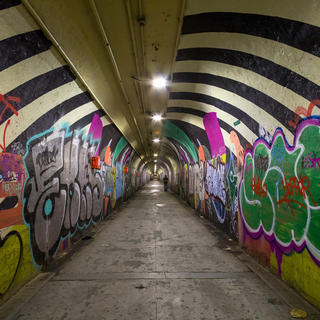 191st St Station Entrance Tunnel & Elevator 3