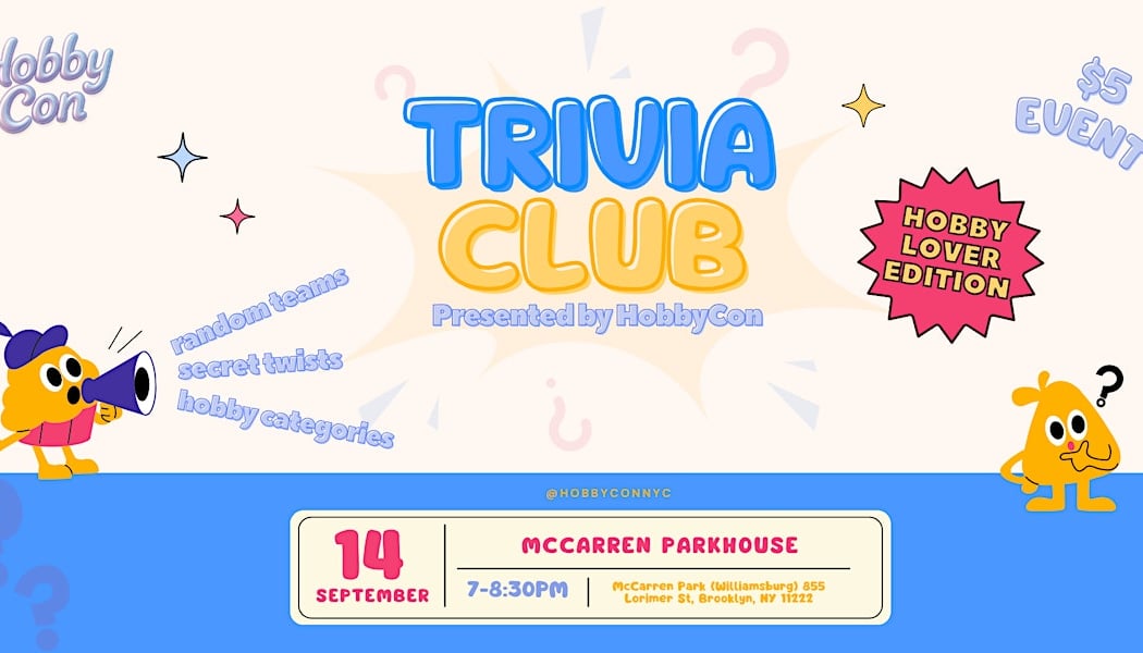 Trivia Club: Presented by HobbyCon