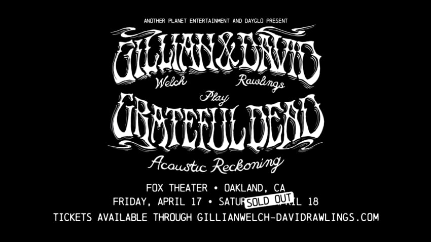 Gillian Welch and David Rawlings Tribute to Reckoning 3