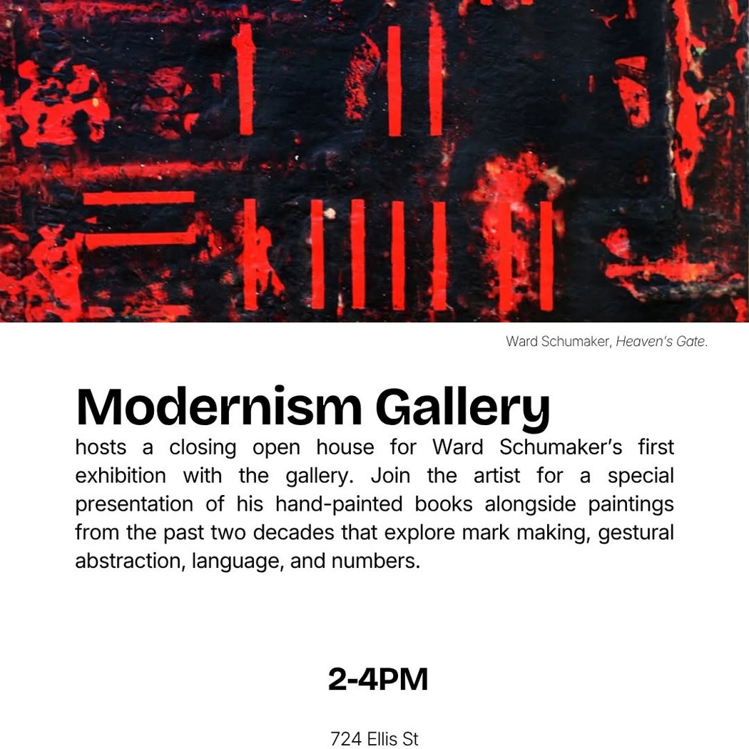 Ward Schumaker's first exhibition 1