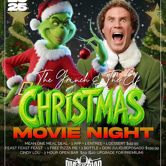 The Grinch & The Elf Christmas Movie Night 1