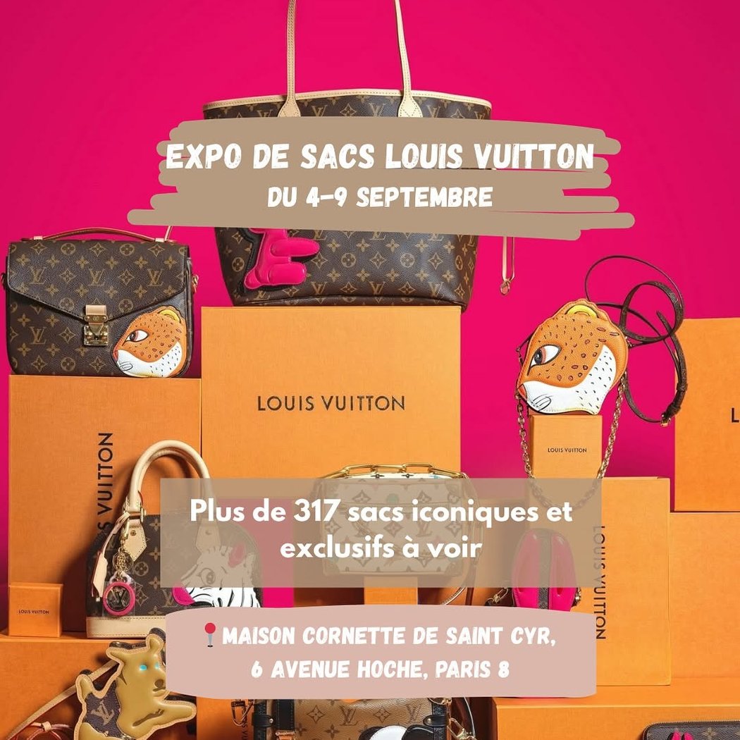 Expo de sacs Louis Vuitton 1