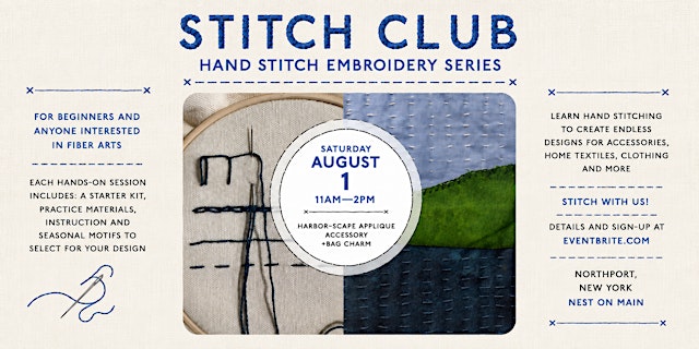Stitch Club: Hand Stitch Embroidery Series 1