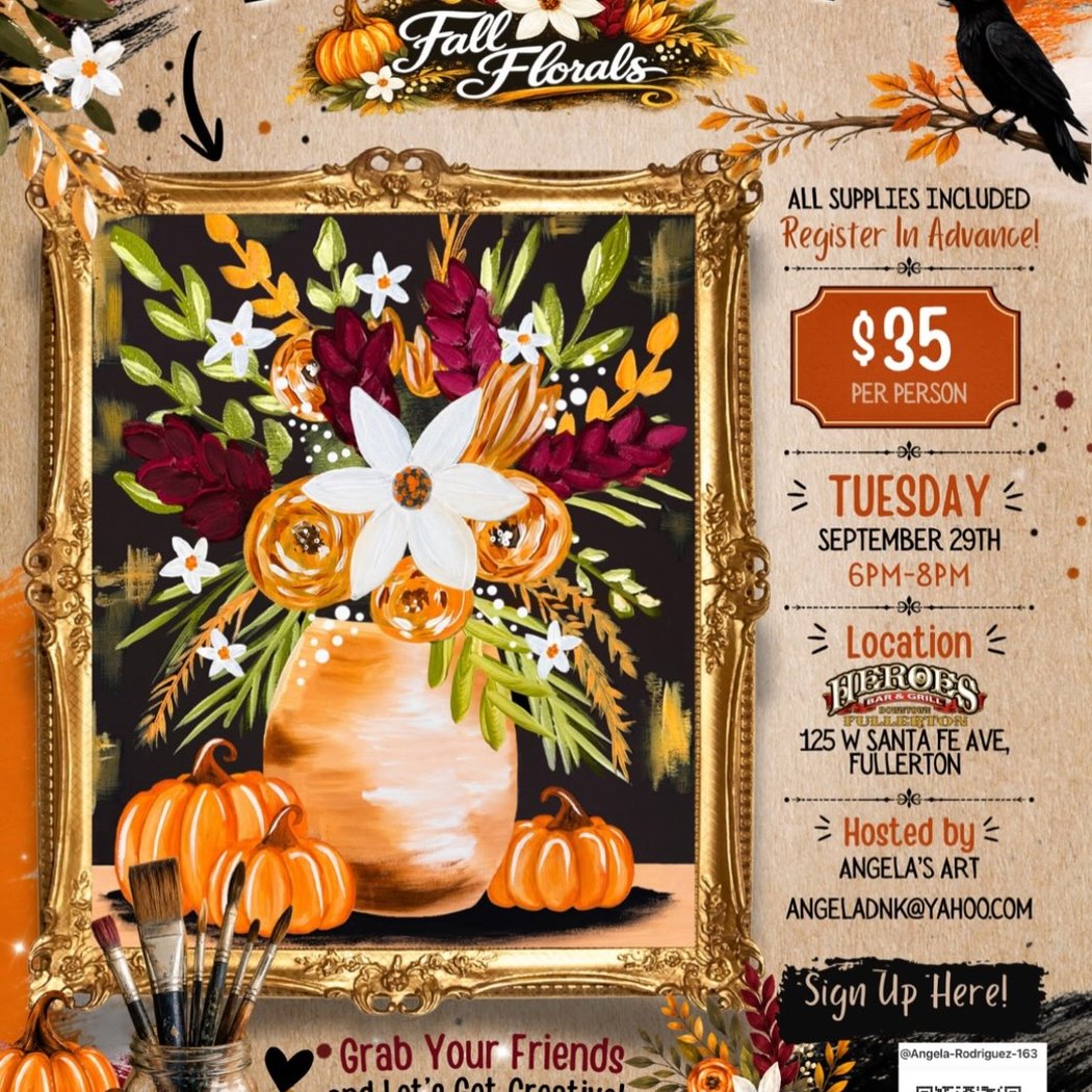 Paint Party - Fall Florals 1