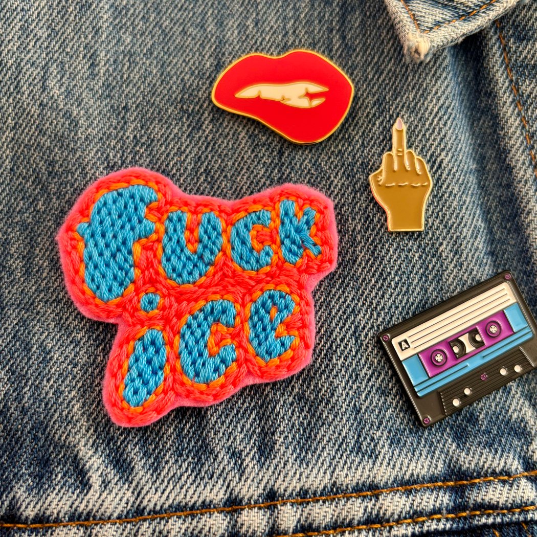 Make Your Own Patch — Embroidered Panda 1