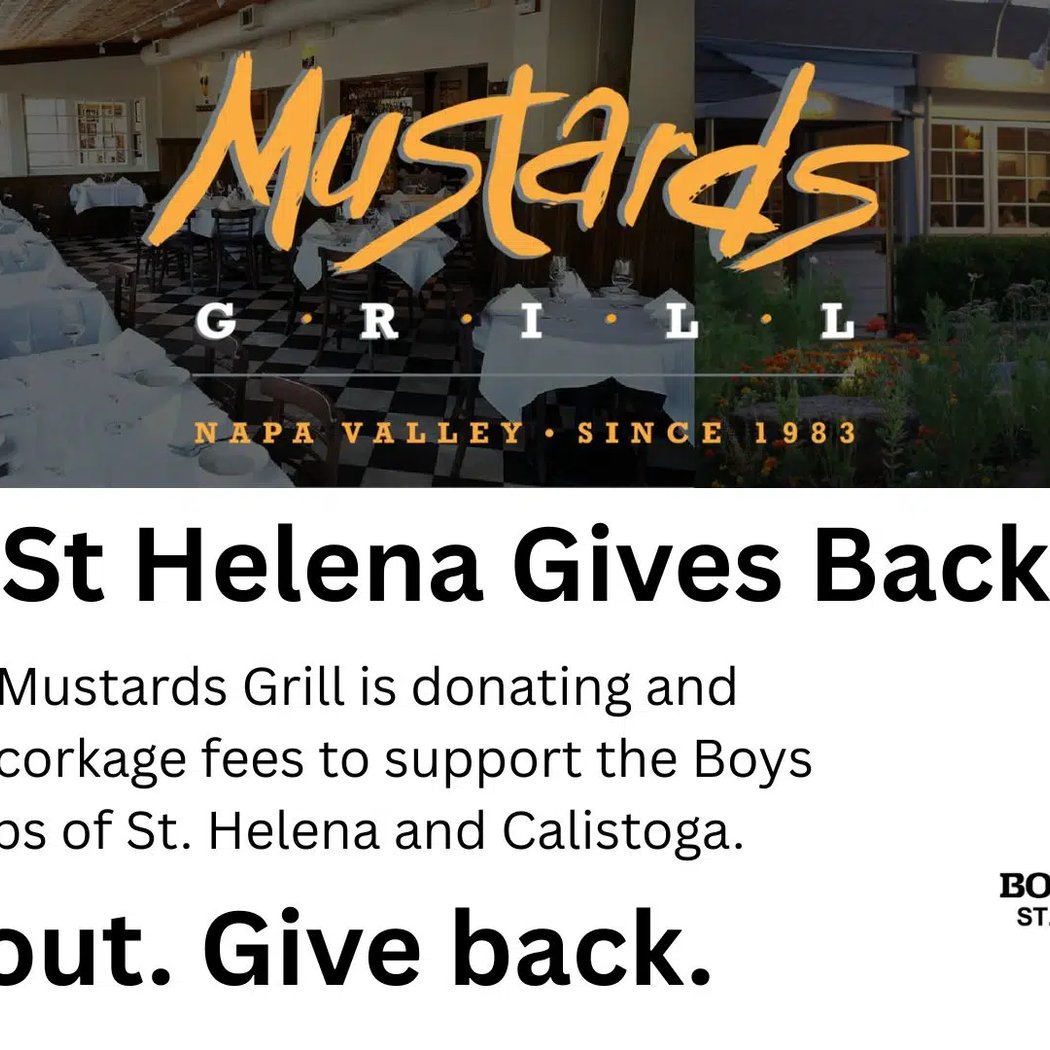 Mustards Gives Back- Corkage Match Month 1
