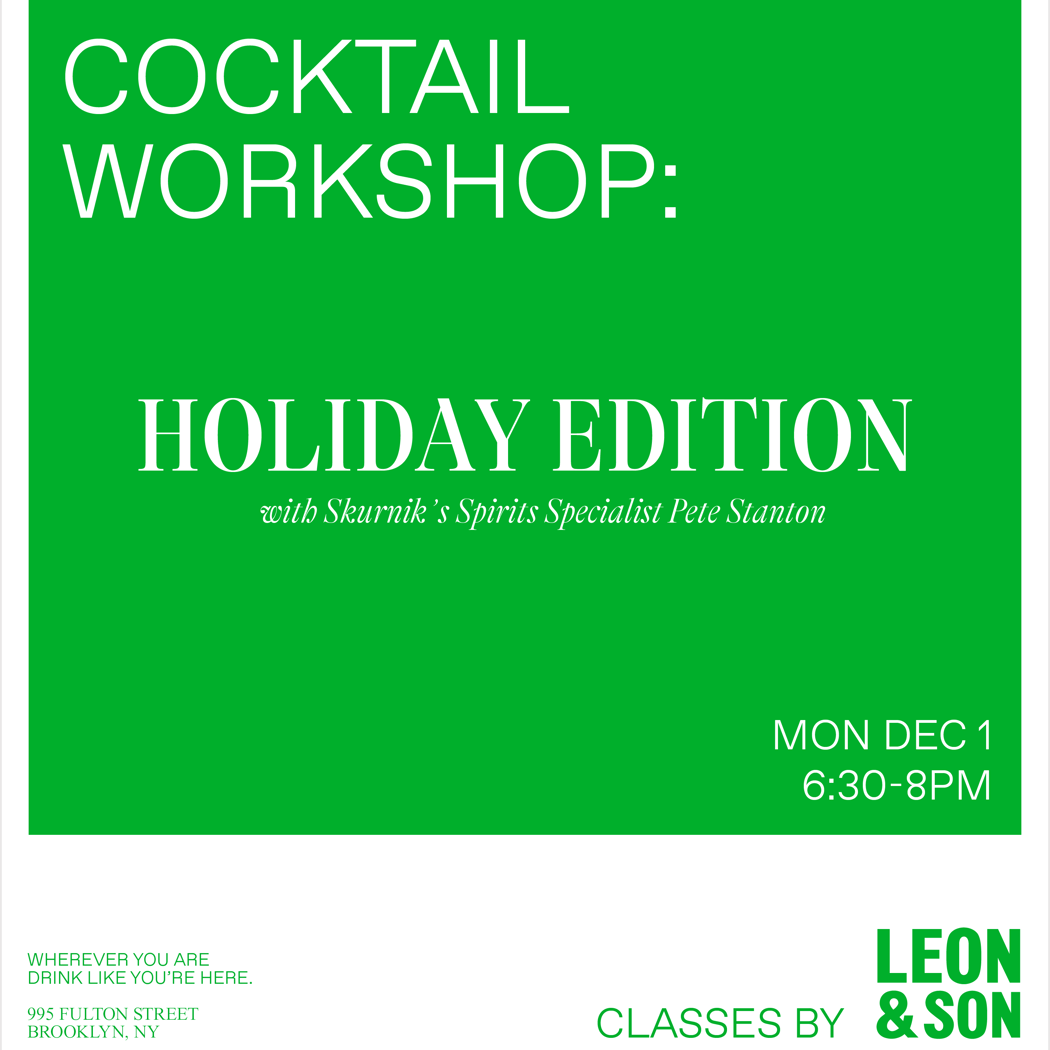 Holiday Cocktail Workshop 1